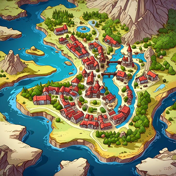 create your fantasy city map