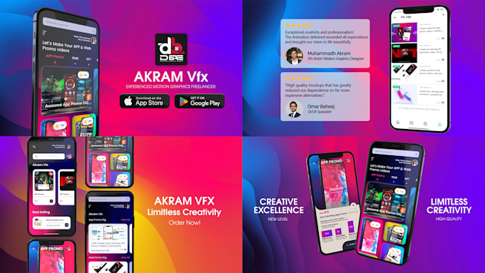 create marvelous app promo and app explainer animations