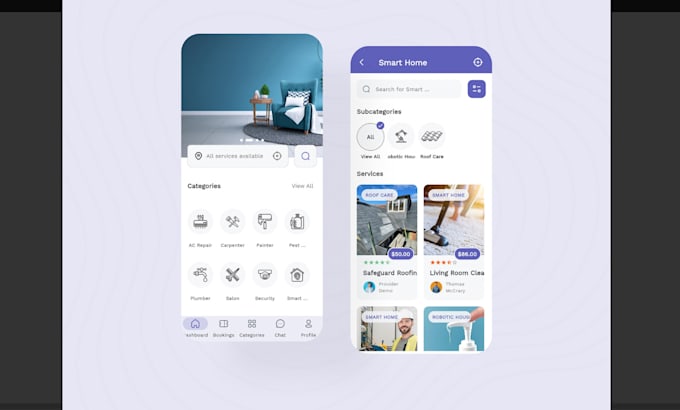 handyman app development, handyman service app, home service app development