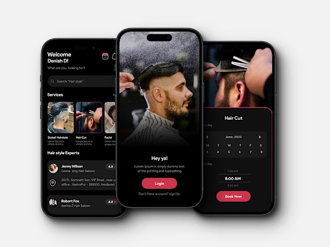 develop on demand barber app, salon app, spa app, appointment booking app