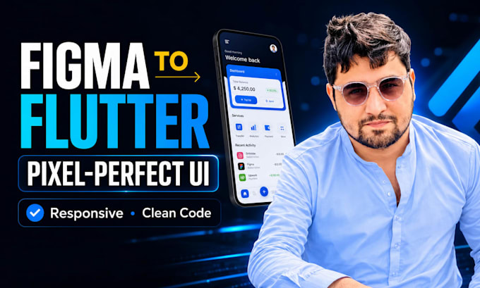 convert figma to flutter with a pixel perfect UI
