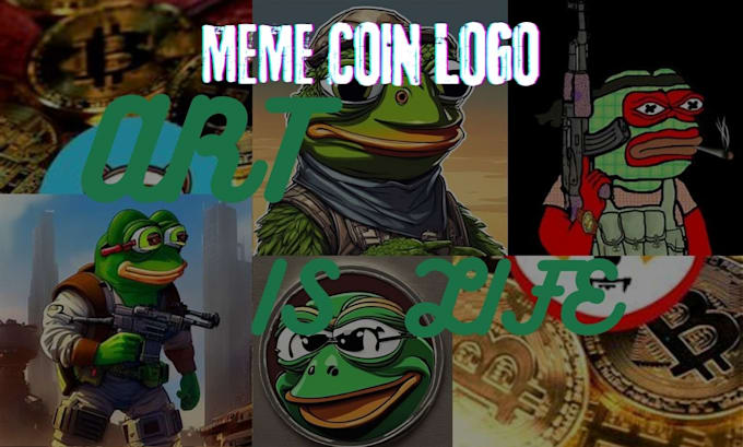 design mesmerising and eye catching meme logo and art