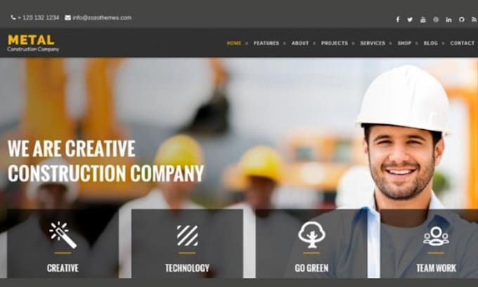 create a userfriendly construction website renovation