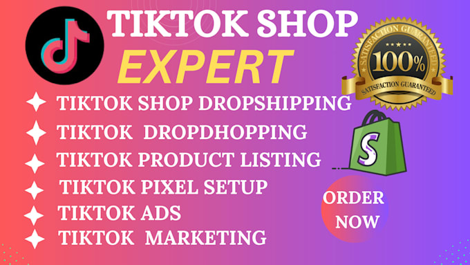 setup tiktok shop manager tiktok shop marketing and tiktok shop dropshipping