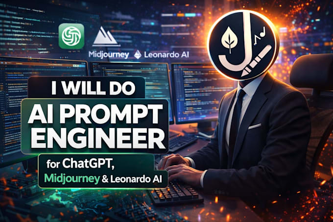 do ai prompt engineer for chat gpt, midjourney and leonardo ai