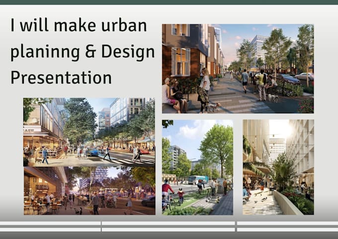 do profesional presentation on urban planning and design