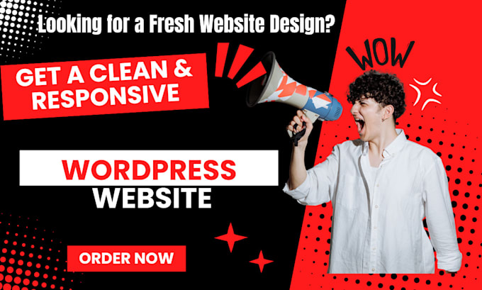 design clean and responsive wordpress sites