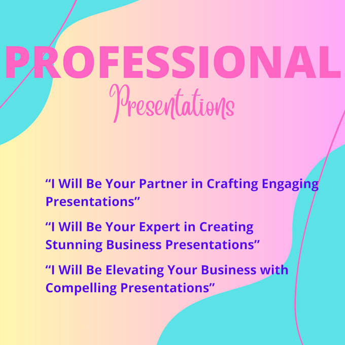 be transforming your ideas into impactful presentations