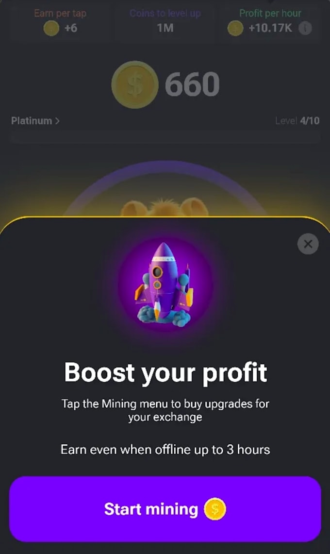Setup telegram game bot tapswap bot 3d hamster kombat tapswap bot
