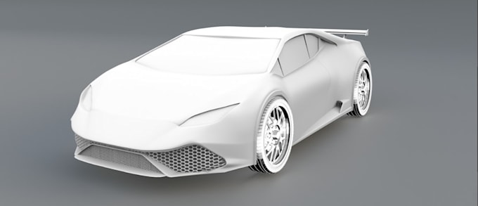 create low poly 3d model rendering, car toys, game characters, 3d printing