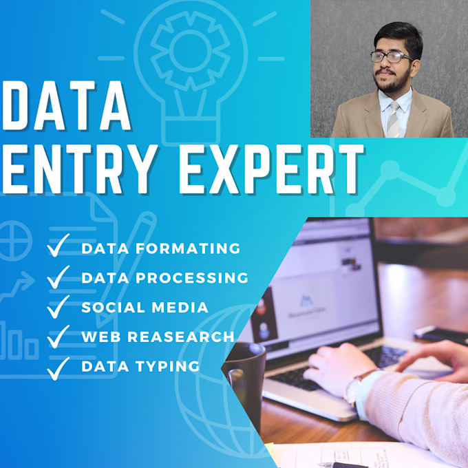 do data entry, data formatting, data processing, web research