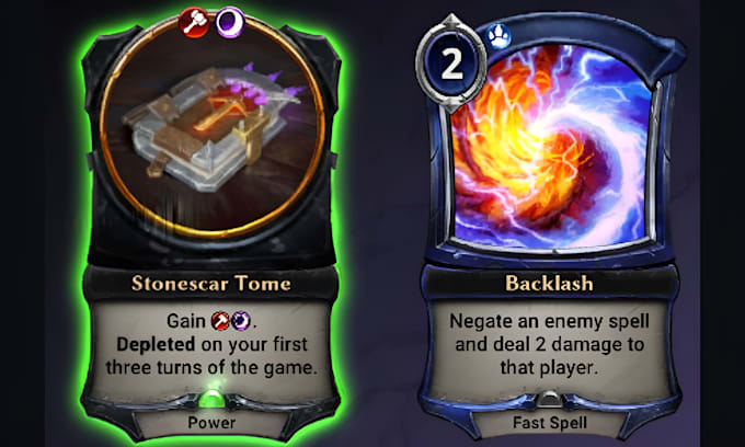 develop card game fantasy card game art, illustrate fantasy card game, tcg ccg