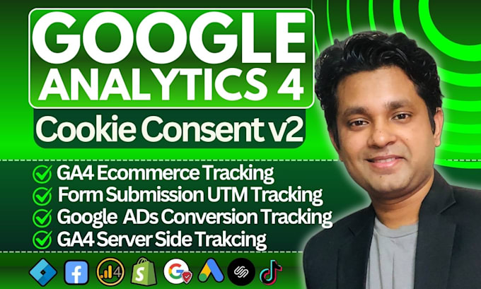 setup google analytics 4, ga4 ecommerce tracking, utm, ads conversion tracking
