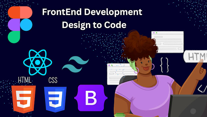 Convert figma to html, css and figma to reactjs, bootstrap