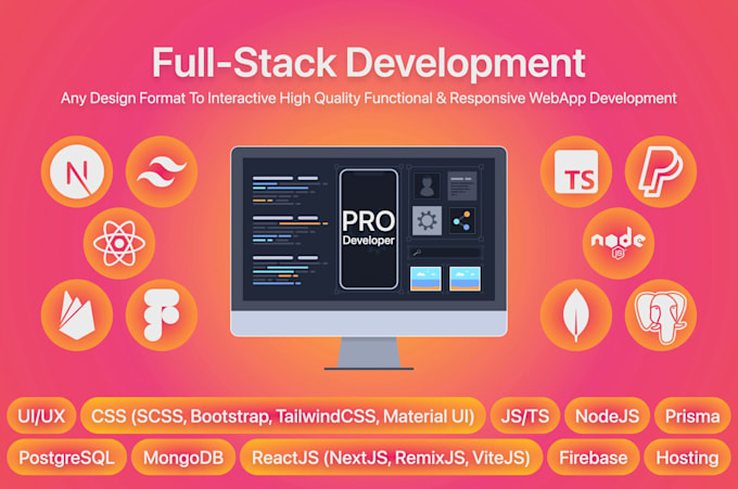 develop HTML, CSS, js, bootstrap , react responsive websites