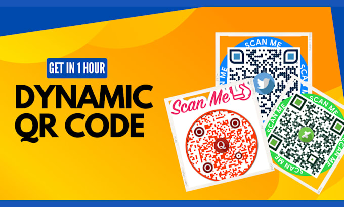 be your dynamic, custom qr code maker in 1 hour