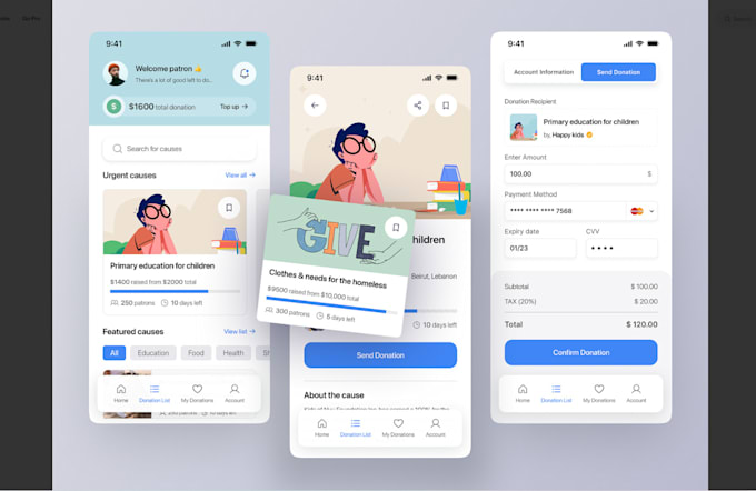 get you crowdfunding app development, fundraising app, donation app, charity app