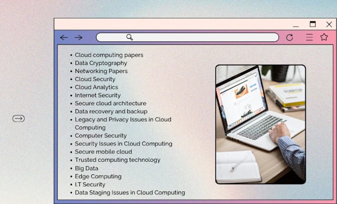 write cloud computing papers, cybersecurity, iot, and networking