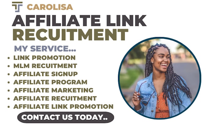 do  affiliate link sign up, affiliate refer link promotion recruit leads