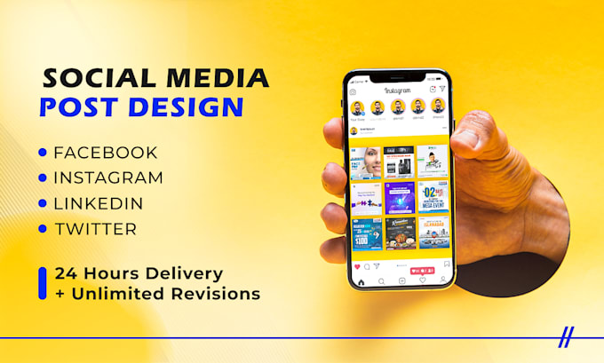 design visually appealing facebook, insta post