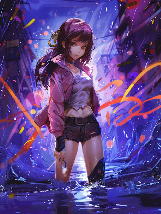 provide design visual novel anime character