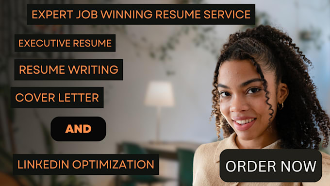 Write, edit your executive cv, resume, cover letter with linkedin ...