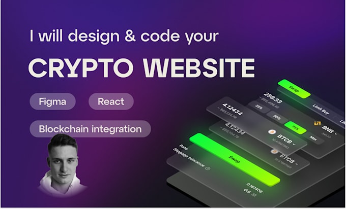 design and code a professional crypto website