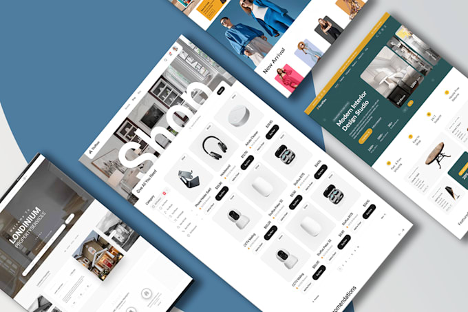 design or redesign a professional shopify store