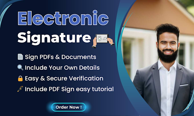 create electronic signatures for signing, protecting the documents