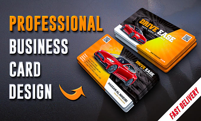 create premium custom business card design