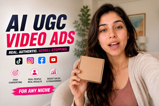 create ai ugc video ads for tiktok and meta ads