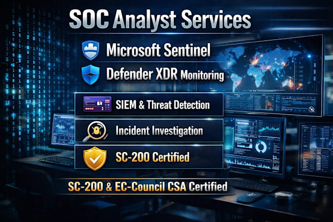be your expert soc analyst for microsoft sentinel and defender xdr