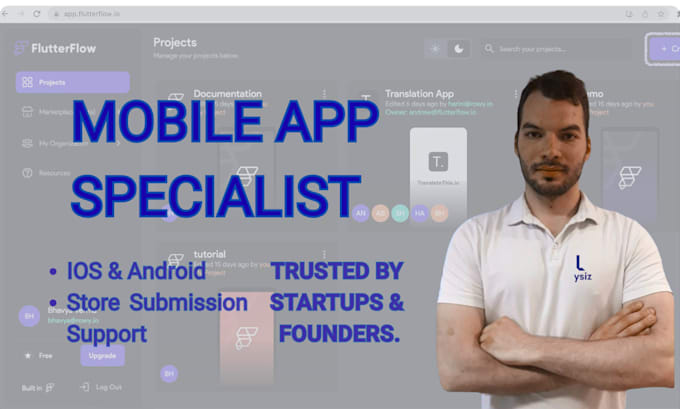 build your mobile app with flutterflow, bubble or adalo