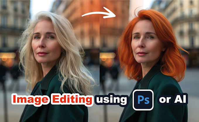 edit your image by using photoshop or ai