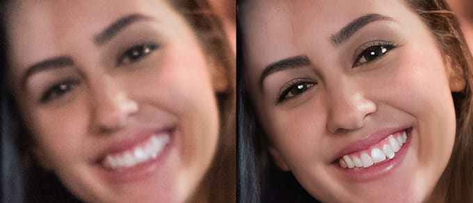 denoise or sharpen your photos using topaz