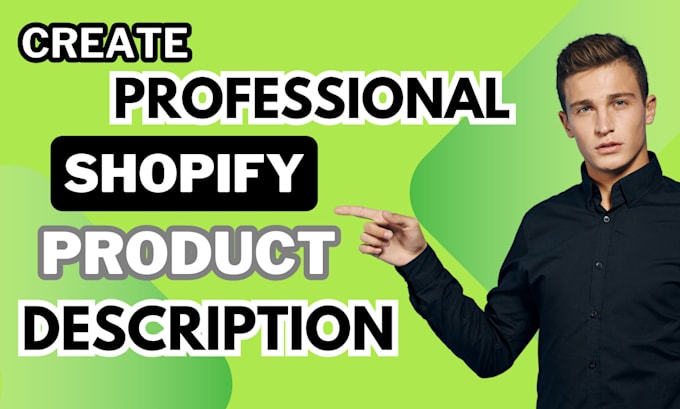 write SEO friendly shopify product descriptions