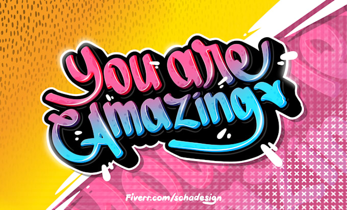 draw custom creative logo with hand lettering and typography
