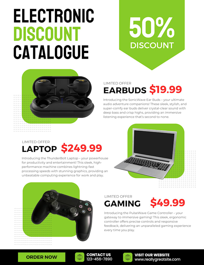 make your professional advertisement or event flyers