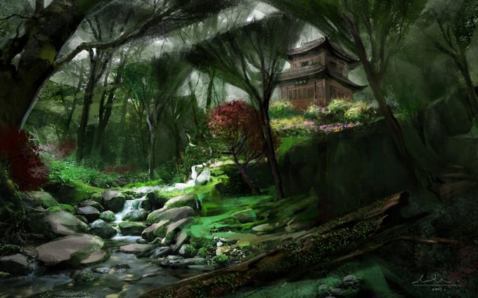 Create concept art for your game or animation