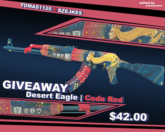 Design counter strike giveaways backgrounds by Justin_oneshot | Fiverr