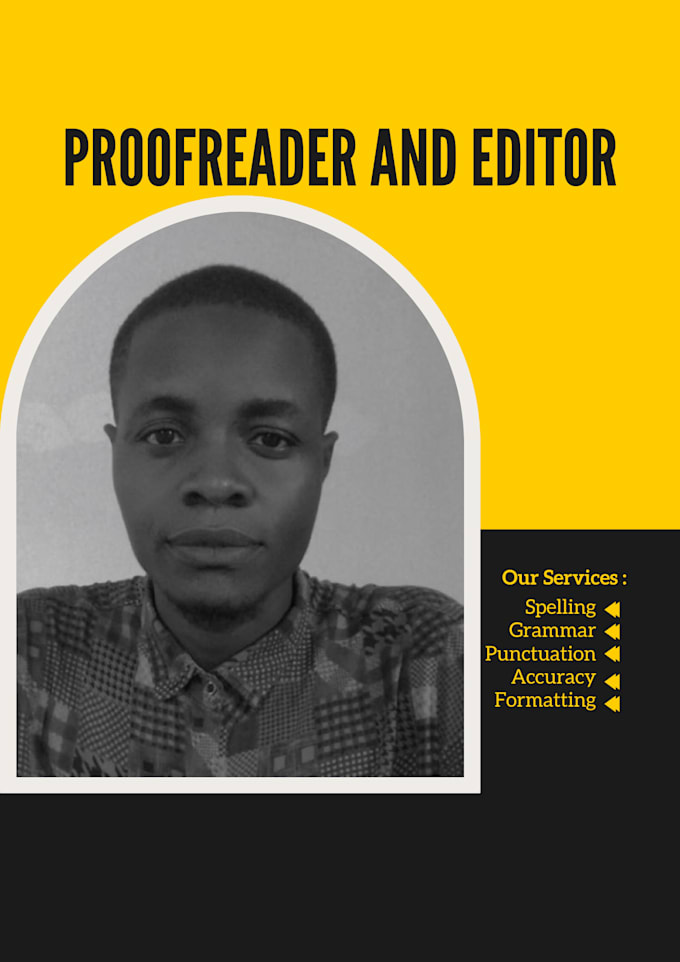 let me help you proofread and edit your work with my expertise