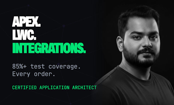 be your salesforce developer for apex, lwc and integrations