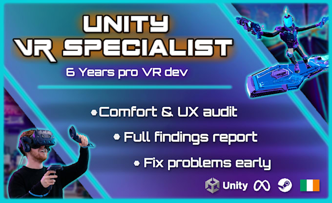 review your unity VR experience for comfort, usability and feel