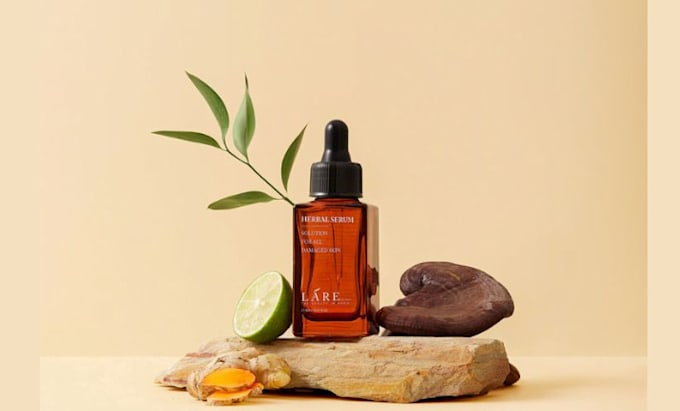 create 3d serum animation 3d cosmetic animation video 3d bottle design