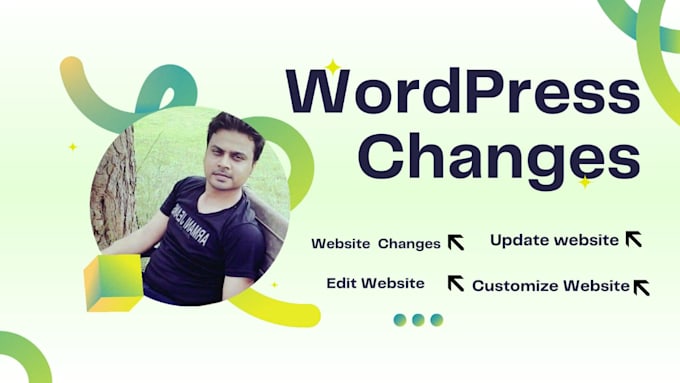 edit your wordpress website, making changes, edit, and update in 12 hours