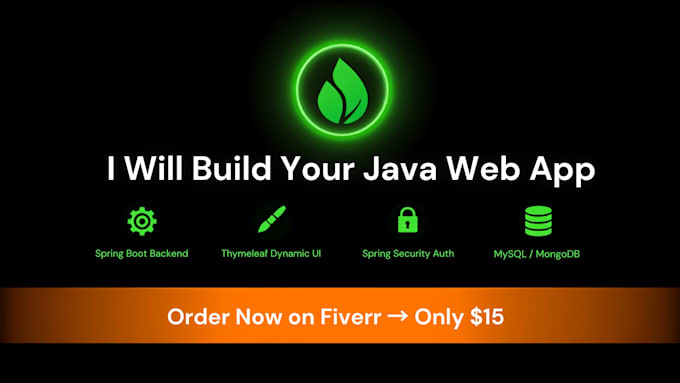 create java web applications using spring boot and thymeleaf