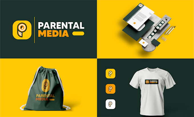Do custom minimalist logo with branding kit and full brand identity by ...