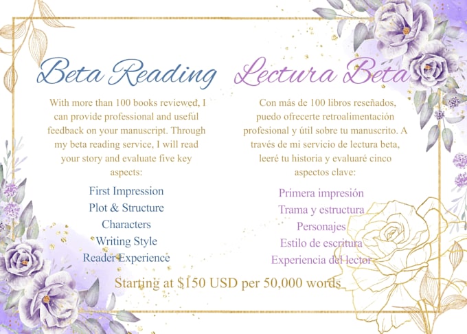 be your honest beta reader