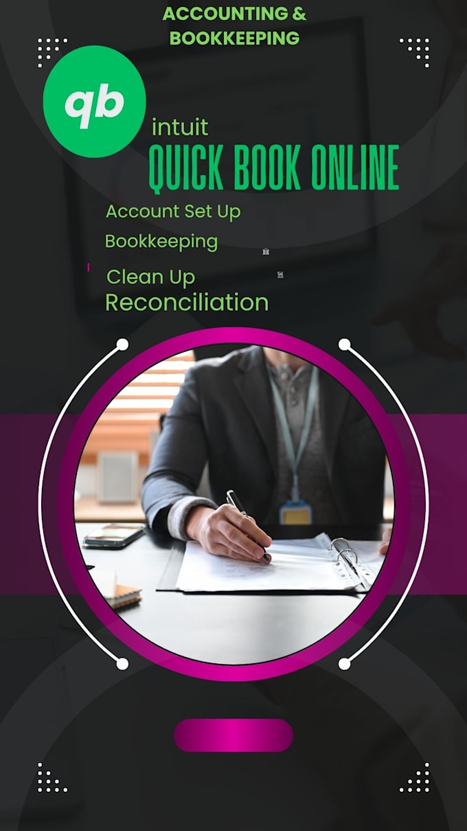 do setup clean up and bookkeeping on quick book online