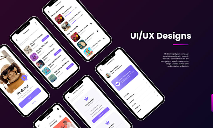 do a aesthetic layout page design for your work